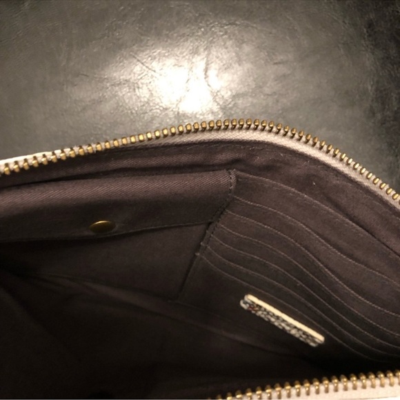 Madewell Pouch in Stamped Rainbow Snake - Picture 2 of 3